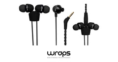 WRAPS Classic In-ear Headphone & USBC Charger Cable Bundle