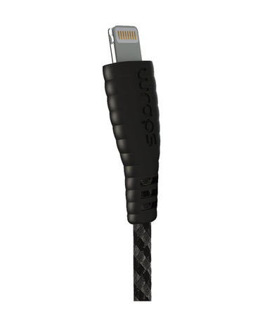 wraps lightning charge cable black