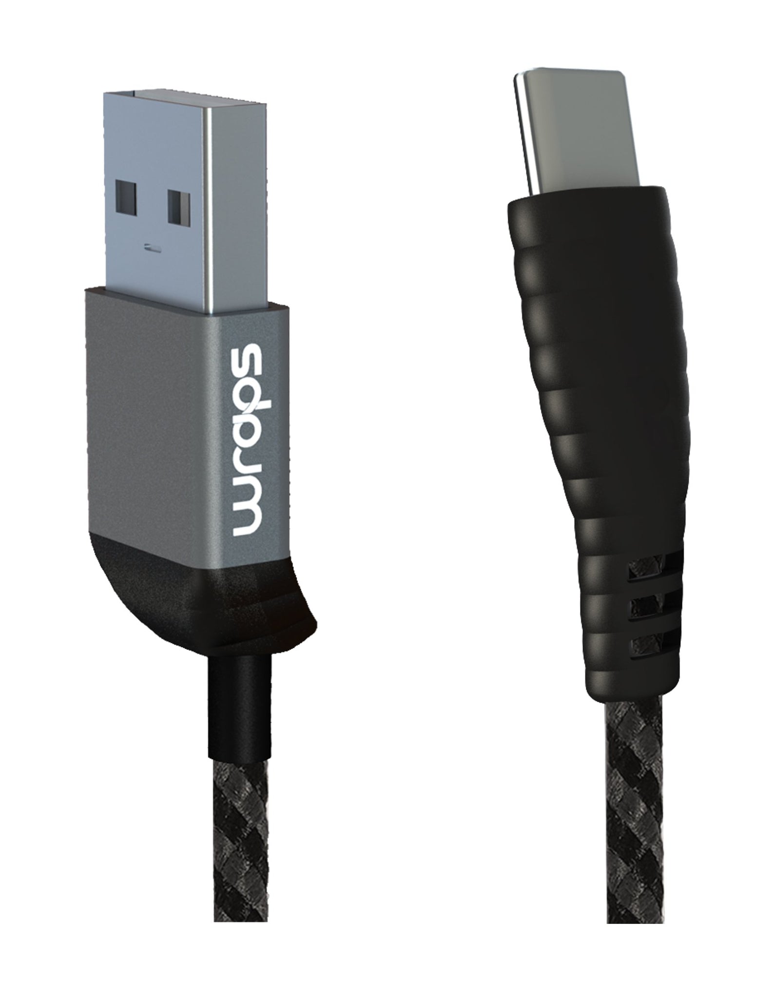 wraps usbc charge cable black