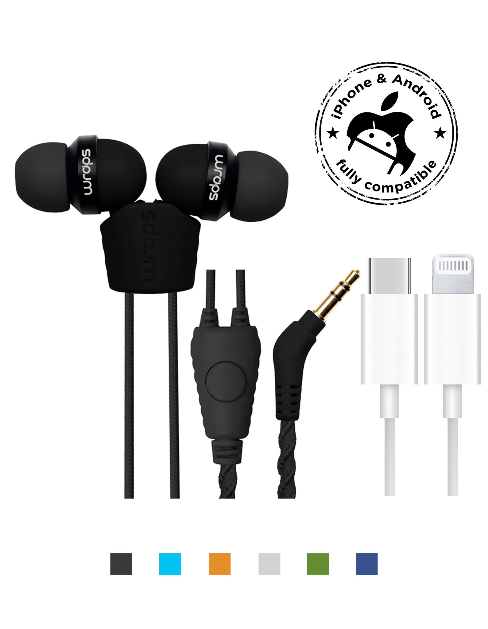 Wired & Wireless InEar Headphones Wraps